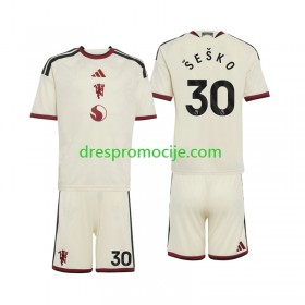 Manchester United Benjamin Sesko 30 Dres Dječji Treći 2026/2027 Kratkih Rukava
